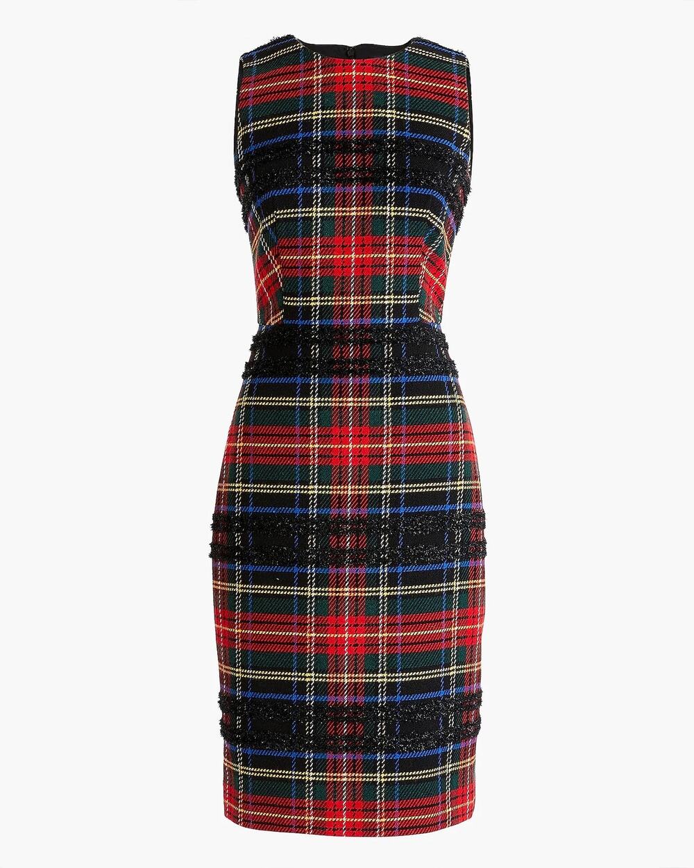 NWT Red Holiday Plaid Sheath Dress Plus Size 14 Preppy Christmas